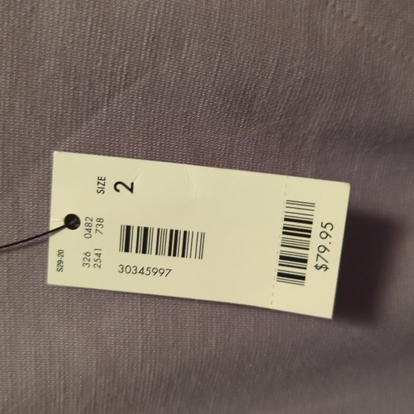 NWT The Limited Lavender Purple Sheath Dress with Ruffle Hem Women's Size 2 NEW - Picture 4 of 6